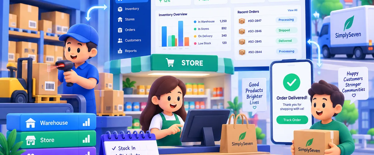 Connecting Warehouse, Store & Customer