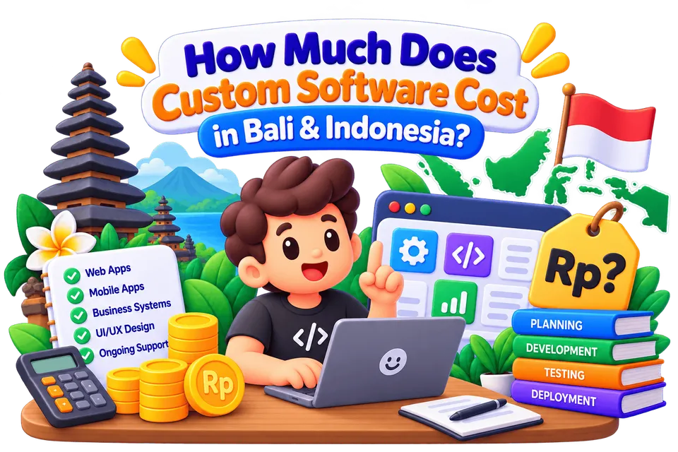 How Much Does Custom Software Development Cost in Bali & Indonesia?