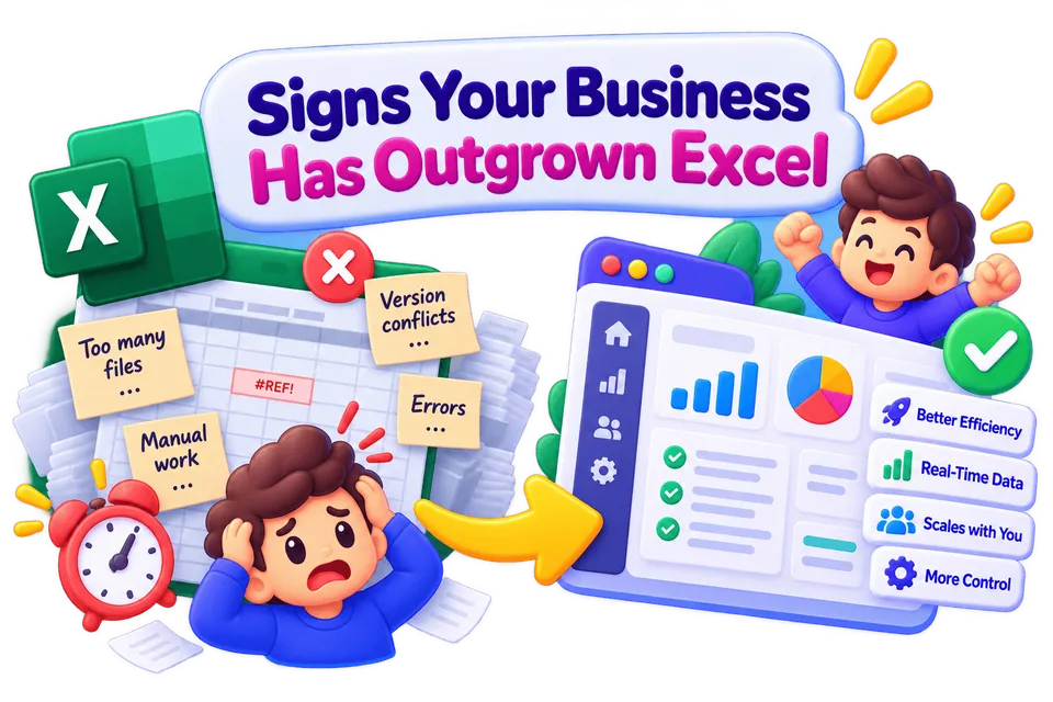 Signs Your Business Has Outgrown Excel
